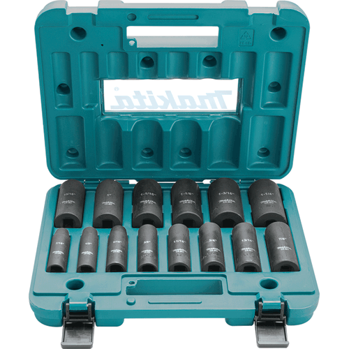 Picture of 14 Pc. 1/2" Drive Deep Well Impact Socket Set