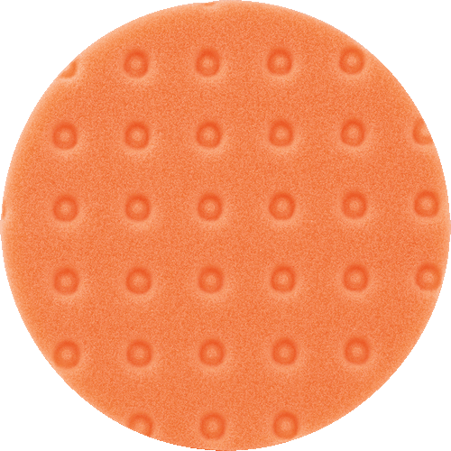 Picture of 5-1/2" Hook & Loop Foam Polishing Pad, Hard - Orange