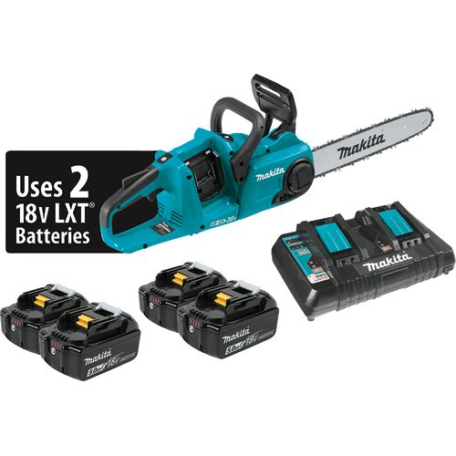 Picture of 18V X2 (36V) LXT® Lithium-Ion Brushless Cordless 14" Chain Saw Kit with 4 Batteries (5.0Ah)