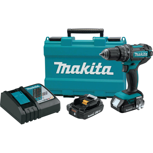 Picture of 18V LXT® Lithium-Ion Compact Cordless 1/2" Hammer Driver-Drill Kit (2.0Ah)
