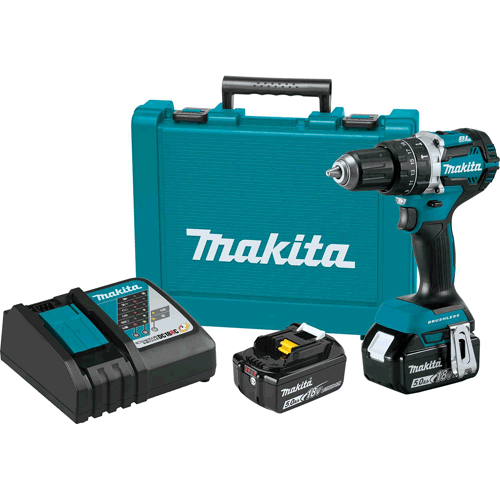 Picture of 18V LXT® Lithium-Ion Compact Brushless Cordless 1/2" Hammer Driver-Drill Kit (5.0Ah)