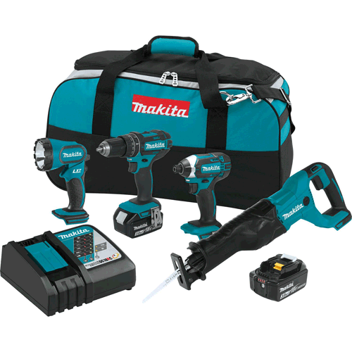 Picture of 18V LXT® Lithium-Ion Cordless 4-Pc. Combo Kit (3.0Ah)