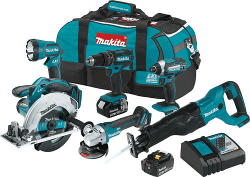 Picture of 6 Pc. 18V LXT® Lithium-Ion Combo Kit