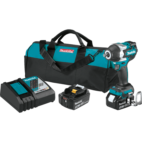 Picture of 18V LXT® Brushless 4-Speed Mid-Torque 1/2" Sq. Drive Impact Wrench Kit w/ Friction Ring Anvil (5.0Ah)