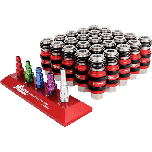 Picture of 25 Pc. 5-in-ONE® Safety Exhaust Couplers Countertop Display