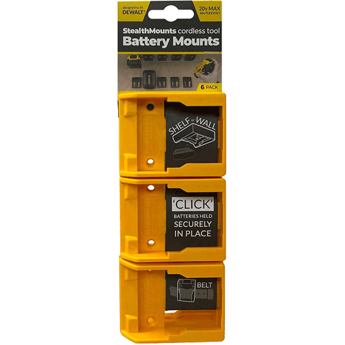 Picture of DeWalt Battery Mounts 20v/60v (6 Pack)
