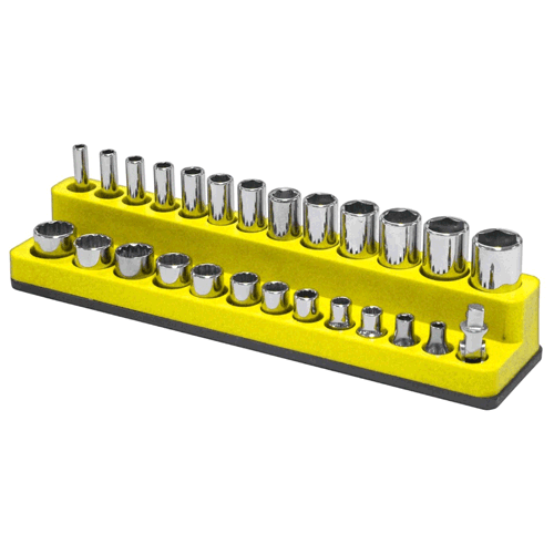 Picture of 1/4" Dr. Shallow & Deep Socket Organizer - Neon Yellow