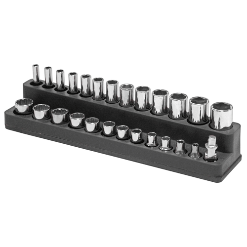 Picture of 1/4" Dr. Shallow & Deep Socket Organizer - Black