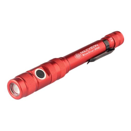 Picture of WorkStar® 361 Rechargeable LED Zoom Penlight/Inspection Light USB-C, Red