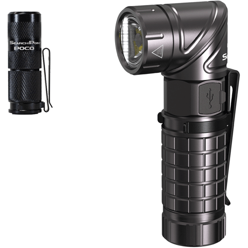 Picture of SearchPoint® OUTPOST Rechargeable Swivel Head Pocket Flashlight