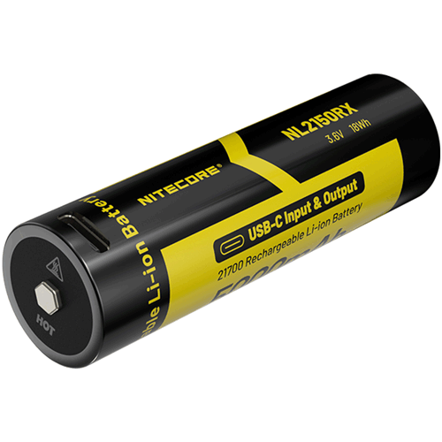 Picture of Nitecore NL2150RX 5000mAh USB-C Rechargeable 21700 Battery