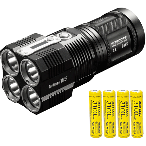 Picture of Nitecore TM28 Tiny Monster 6000 Lumen QuadRay Flashlight