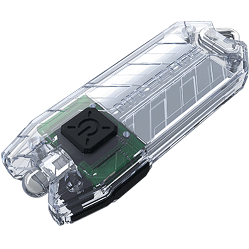 Picture of Nitecore TUBE v2.0 55 Lumen USB Rechargeable Keychain Flashlight (Transparent)