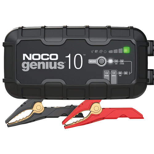 Picture of 6V & 12V 10A Genius Battery Charger + Maintainer
