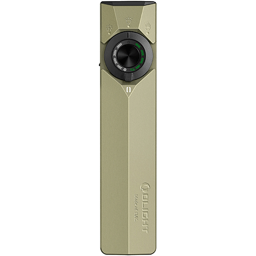 Picture of ArkPro Flat Unibody EDC 1,700 Lumen Flashlight with Multi-Light Sources - Olive Green CW