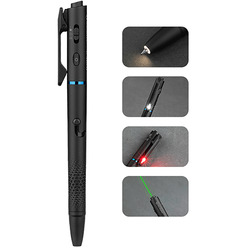 Picture of O'Pen 3 Multifunctional Pen Light with 120 Lumens & Green Laser - Black