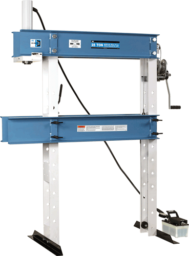 Picture of 25-Ton Capacity Heavy-Duty 'Open Throat" Press