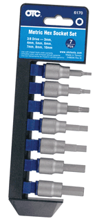 Picture of Metric Hex Socket 7 Pc. Set