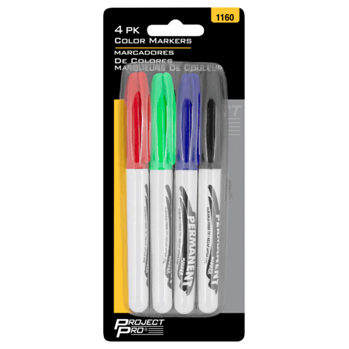 Picture of 4 Pk Permanent Markers