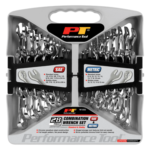 Picture of 28 Pc SAE & MET Wrench Set