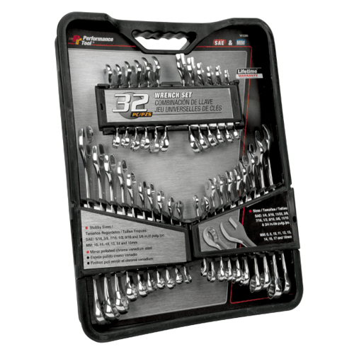 Picture of 32 Pc SAE & MET Wrench Set