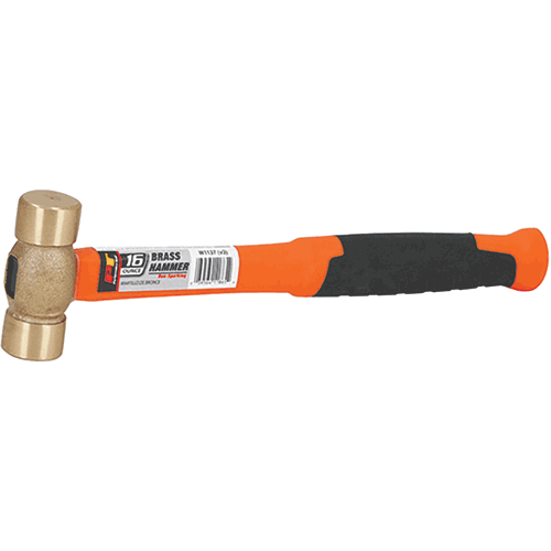 Picture of 16 oz solid brass hammer