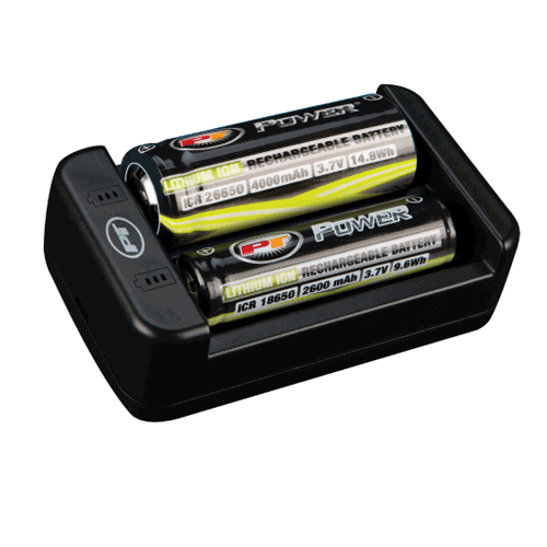 Picture of Dual 26650 Battery USB Charger
