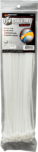 Picture of 100 Pc. 14" White Cable Ties