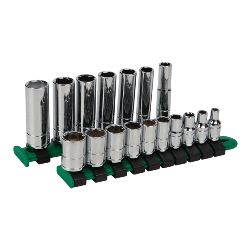 Picture of 17 Pc. 1/4" Dr. SAE Socket Set