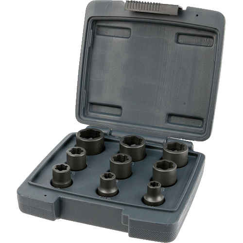 Picture of 9 Pc. 3/8" Dr. Bolt Extractor Set - SAE