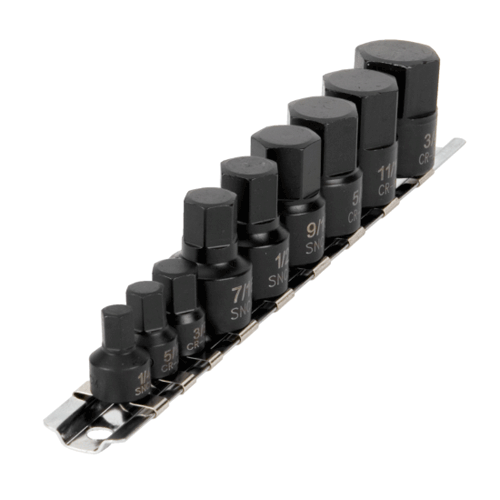 Picture of 9 Pc. Impact SAE Hex Bit Socket Set