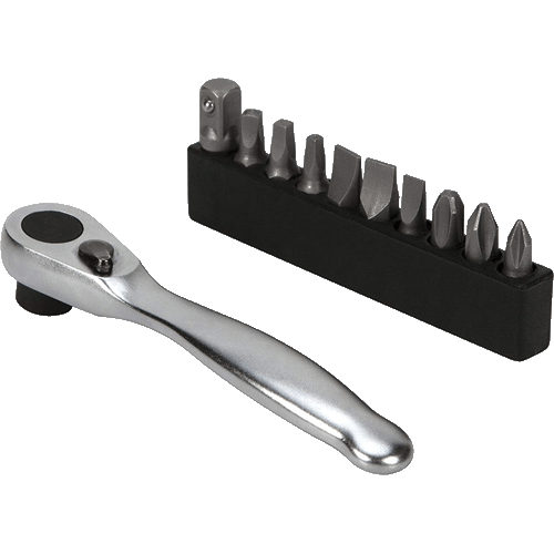 Picture of 1/4" Dr Mini Ratchet with Bits