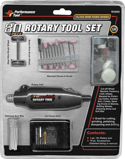 Picture of 80 Pc. Rotary Tool Set