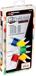 Picture of 120 Pc. Mini Blade Style Fuse Assortment