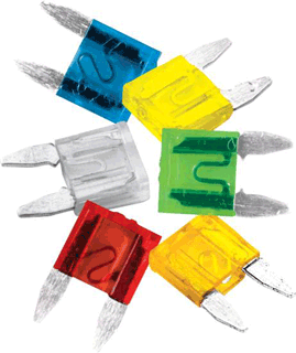 Picture of 120 Pc. Mini Blade Style Fuse Assortment