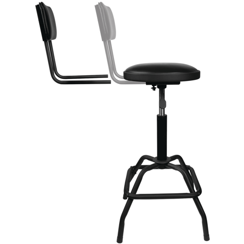 Picture of Pneumatic Stool with Removable Backrest