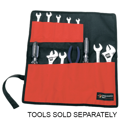 Picture of 12 Pocket Roll-Up Tool Pouch