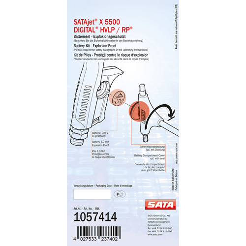 Picture of X5500 DIGITAL BATTERY KIT