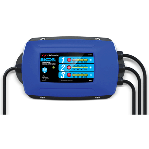 Picture of 15A 12V 3-Bank On-Board Marine Sequential Battery Charger