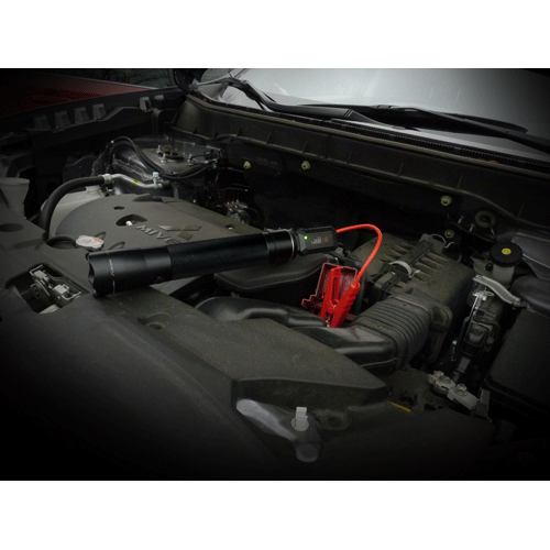 Picture of 12V 800 Peak Amp Lithium Ion Tactical Jump Starter Light