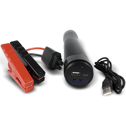Picture of 12V 400 Peak Amp Lithium Ion Tactical Jump Starter Light