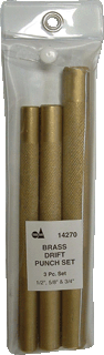 Picture of 3 Pc. Brass Drift Pin Set