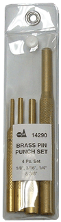Picture of 4 Pc. Brass Pin Punch Set