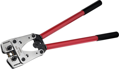 Picture of Terminal Crimper with Rotating Die Set For 8 - 4/0 AWG Uninsulated Terminals