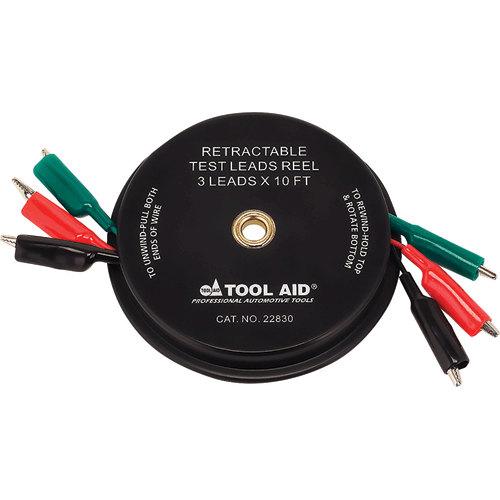 Picture of Retractable Test Lead Set, 3 Leads x 10'