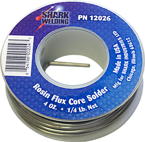 Picture of Rosin Flux Core Solder - 1/16" - 0.25 lb