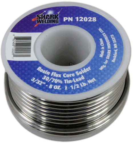 Picture of Rosin Flux Core Solder - 3/32" - 0.50 lb