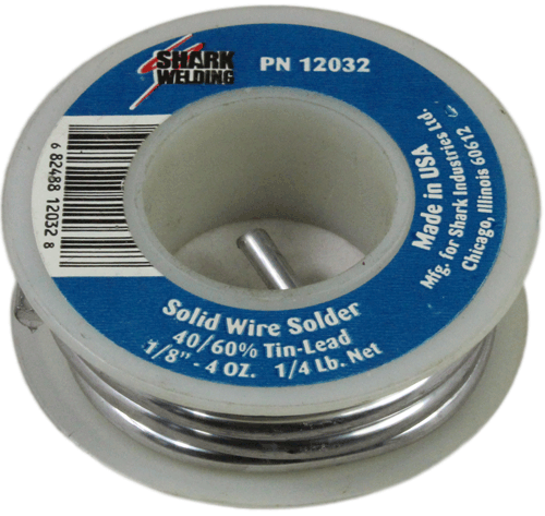 Picture of Solid Wire Solder - 1/8" - 0.25 lb