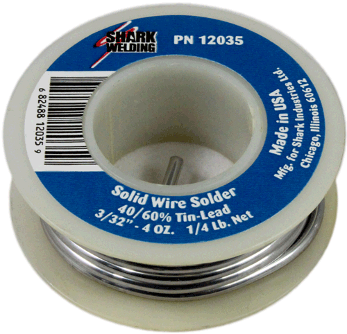 Picture of Solid Wire Solder - 3/32" - 0.25 lb