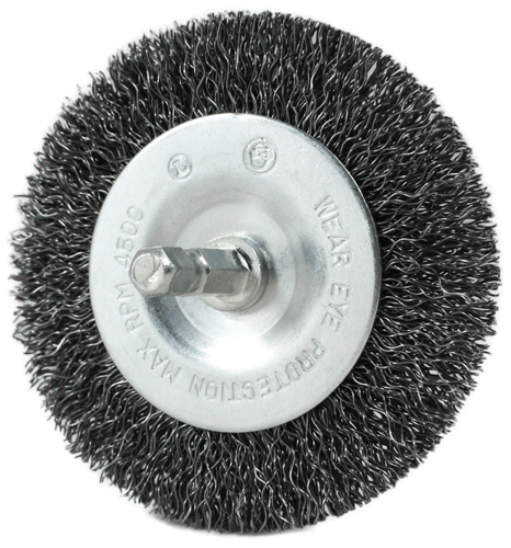Picture of 3 CRIMPED WIRE BRUSH ON 1